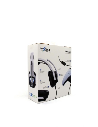 TECHLIFE PS5 CUFFIA NEBULA WHITE