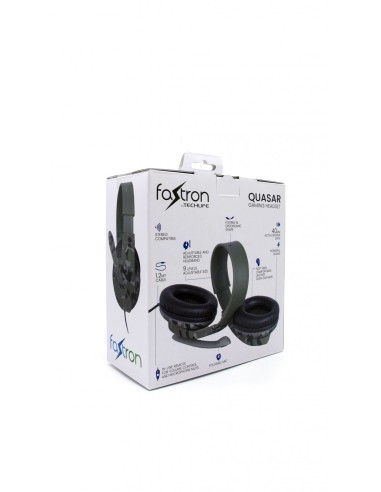 TECHLIFE PS4 CUFFIA QUASAR CAMO