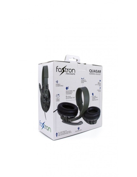 TECHLIFE PS4 CUFFIA QUASAR CAMO