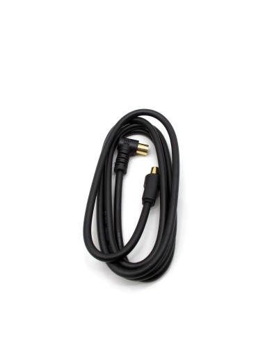 TECHLIFE TLVT0001B CAVO ANTENNA 1,5M NERO PREMIUM M/M CON AD. F/F