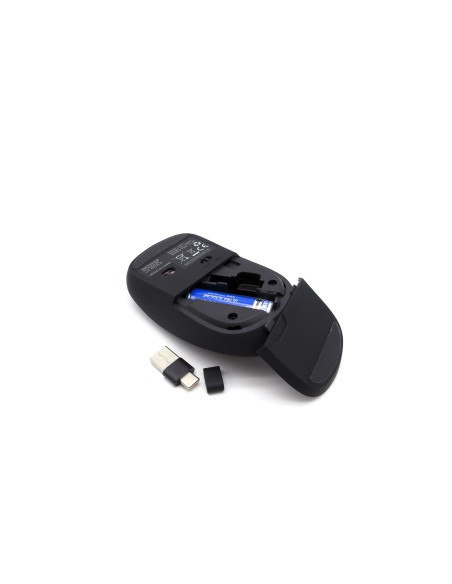 TECHLIFE TLIT0001B MOUSE WIRELESS 2IN1 RICEVITORE USB/USB-C NERO