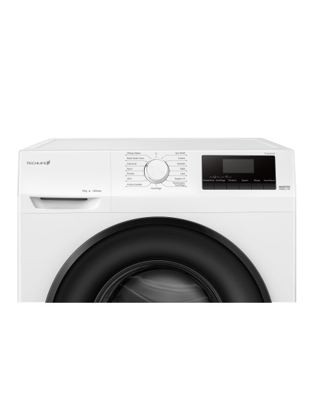 TECHLIFE TFWM1014A LVB A 10KG 1400 G INVERT. VAPORE DISPLAY OBLO' NERO