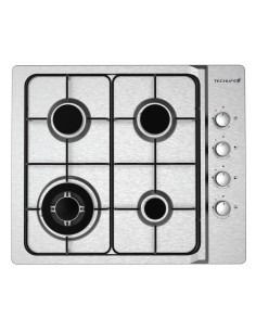 TECHLIFE TFBIPCG60L PIANO COTTURA  60 CM 4F INOX COMANDI LATERALI