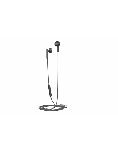 TECHLIFE TLWDEARPHONESBK NERO AURICOLARI USB-C MICROFONO CAVO 1,2M