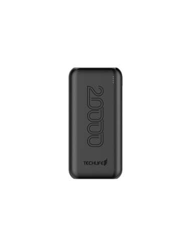 TECHLIFE TLPB20000BK POWERBANK 20000MAH USB-C IN/2USB-A OUT NERO