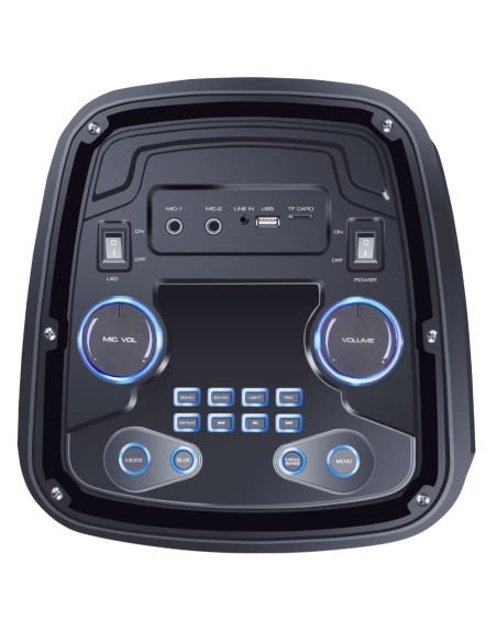 TECHLIFE TLVT0022 MAGNUM DIFFUSORE 2 WOOFER 8" LED RING 2 MICROFONI