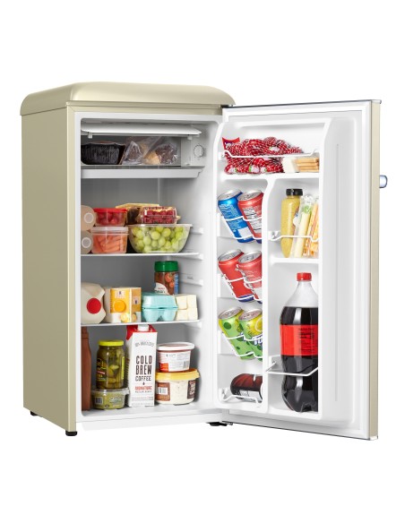 TECHLIFE TFFTR100CR FRIGO M.P. E 95LT RETRO' CREMA H89,3L48,7 P59,2