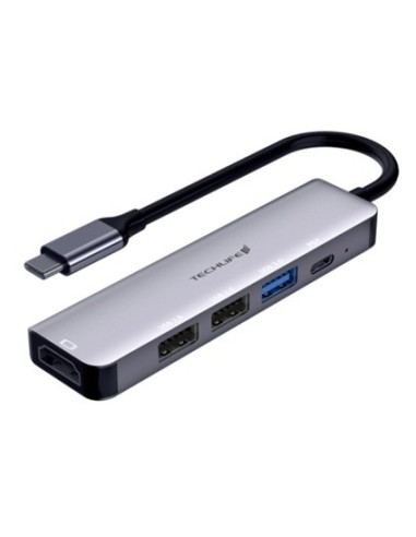TECHLIFE TLIT0010 MULTIPORTA 5IN1 USB-C 2USB2/1USB3/USB-C PD/HDMI