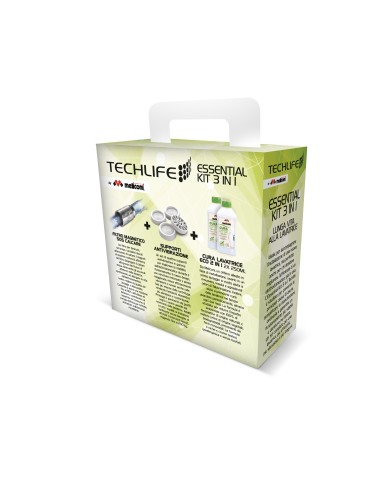 TECHLIFE TLHA0008 ESSENTIAL KIT 3IN1 LAVATRICE FILTRO+SUPPORTI+CURA L.