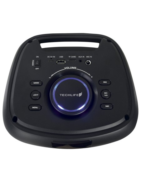 TECHLIFE TLVT0025 ROBUR DIFFUSORE 2 WOOFER 6,5" 200W LED RING MIC.