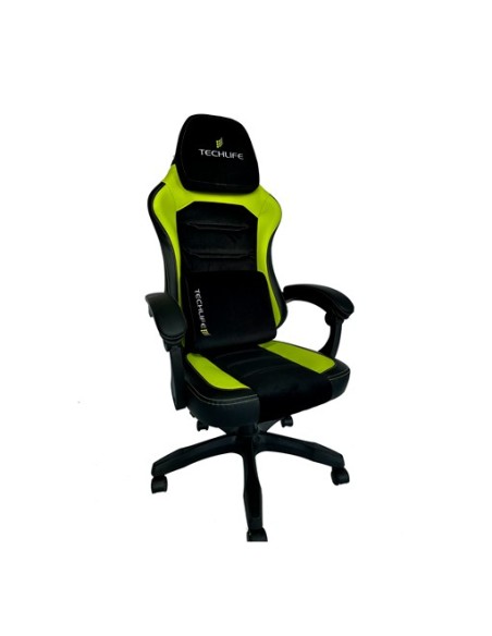 TECHLIFE SEDIA GAMING SPACE VERDE/NERO GAS CLASSE 4