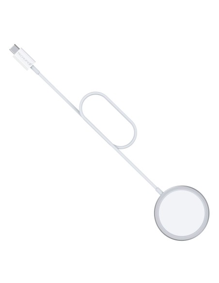 TECHLIFE TLMT0050 MAGSAFE CHARGER ALIM.WIRELESS 10W USB-C BIANCO