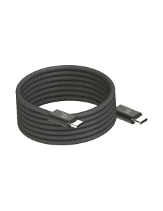 TECHLIFE TLIT0017 USB-C/USB-C CAVO 60W 2M MAGNETICO NERO