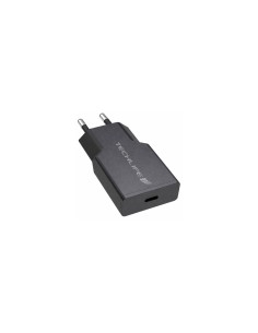 TECHLIFE TLMT0020 USB-C 25W GAN ALIMENTATORE RETE NERO ULTRASOTTILE