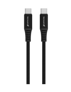 TECHLIFE TLMT0029 USB-C/USB-C 100W CAVO 2,0M NERO