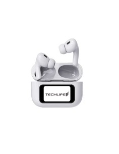 TECHLIFE TLMT0030 AURICOLARI BT TWS ANC IN-EAR NERO DISPLAY CUSTODIA