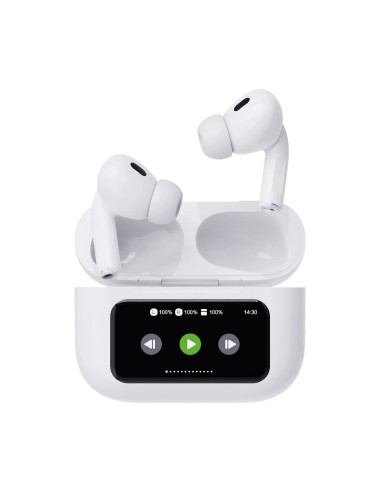 TECHLIFE TLMT0030 AURICOLARI BT TWS ANC IN-EAR NERO DISPLAY CUSTODIA