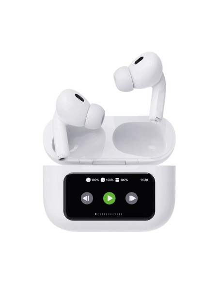 TECHLIFE TLMT0030 AURICOLARI BT TWS ANC IN-EAR NERO DISPLAY CUSTODIA