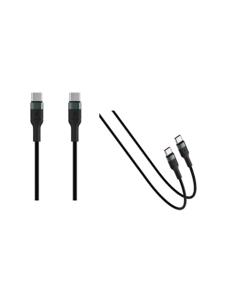 TECHLIFE TLMT0036 USB-C/USB-C PD 3A 60W CAVO 1,2M NERO