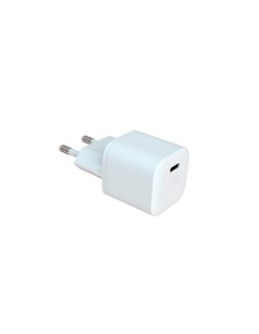 TECHLIFE TLMT0046 USB-C 20W ALIMENTATORE RETE BIANCO CARICA RAPIDA
