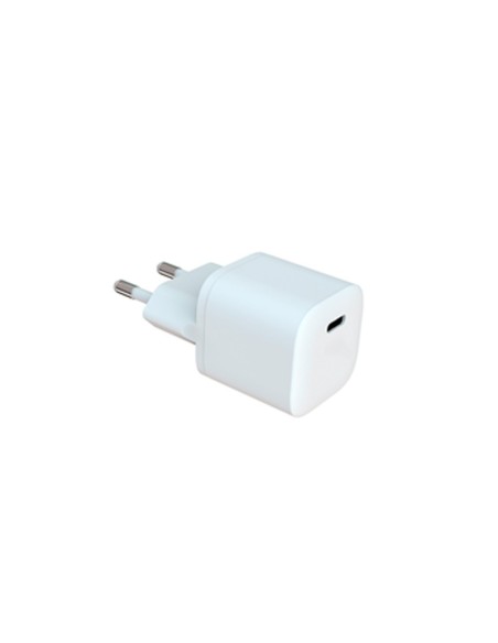 TECHLIFE TLMT0046 USB-C 20W ALIMENTATORE RETE BIANCO CARICA RAPIDA