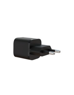 TECHLIFE TLMT0047 USB-C 25W ALIMENTATORE DA RETE NERO CARICA RAPIDA